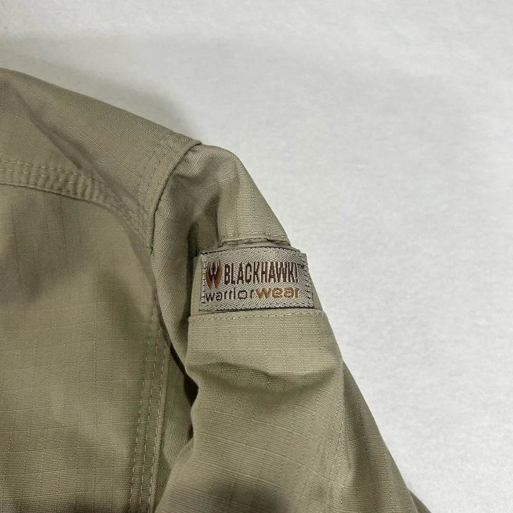 Blackhawk Warrior Wear Shirt Men's Small Tactical Canvas Cargo Pockets Button Up
